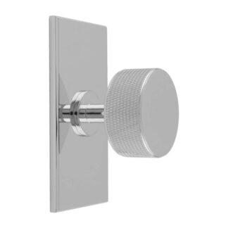 Carlisle Brass BP703CP76CP Knurled Radio Knob on Backplate (LEAD TIME: 2-3 DAYS)