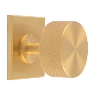 Carlisle Brass BP703SB40SB Knurled Radio Knob on Backplate (LEAD TIME: 2-3 DAYS)