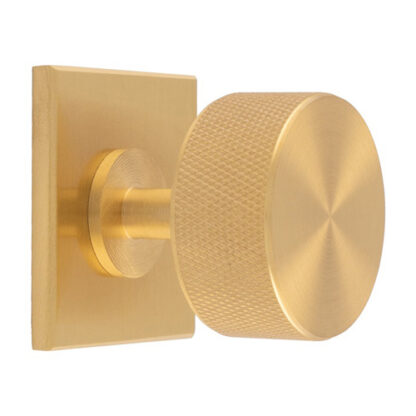 Carlisle Brass BP703SB40SB Knurled Radio Knob on Backplate (LEAD TIME: 2-3 DAYS)
