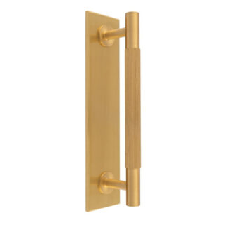 Carlisle Brass BP710BSB168SB Lines Pull Handles on backplate (LEAD TIME: 2-3 DAYS)
