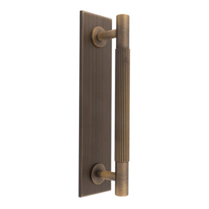 Carlisle Brass BP710CAB200AB Lines Pull Handles on backplate (LEAD TIME: 2-3 DAYS)