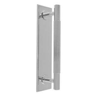 Carlisle Brass BP710CCP200CP Lines Pull Handles on backplate (LEAD TIME: 2-3 DAYS)