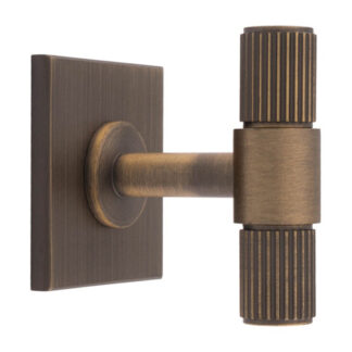 Carlisle Brass BP711AB40AB Lines T-Bar Knob on Backplate (LEAD TIME: 2-3 DAYS)