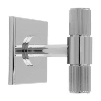 Carlisle Brass BP711CP40CP Lines T-Bar Knob on Backplate (LEAD TIME: 2-3 DAYS)