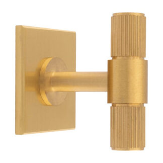 Carlisle Brass BP711SB40SB Lines T-Bar Knob on Backplate (LEAD TIME: 2-3 DAYS)