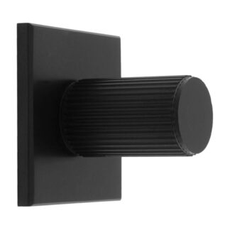 Carlisle Brass BP712MB40MB Lines Cylinder Knob on Backplate (LEAD TIME: 2-3 DAYS)