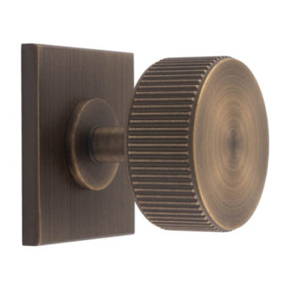 Carlisle Brass BP713AB40AB Lines Radio Knob on Backplate (LEAD TIME: 2-3 DAYS)