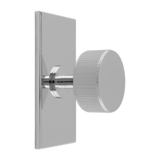 Carlisle Brass BP713CP76CP Lines Radio Knob on Backplate (LEAD TIME: 2-3 DAYS)