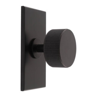 Carlisle Brass BP713MB76MB Lines Radio Knob on Backplate (LEAD TIME: 2-3 DAYS)