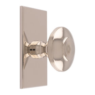 Carlisle Brass BP720CPN76PN Anderson knob on Backplate (LEAD TIME: 2-3 DAYS)