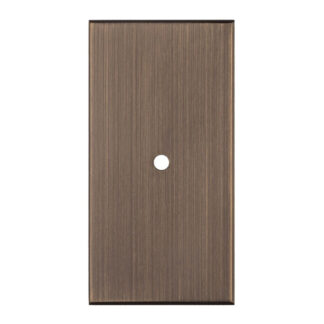 Carlisle Brass BP76AB Rectangular Cupboard knob Backplate (LEAD TIME: 2-3 DAYS)