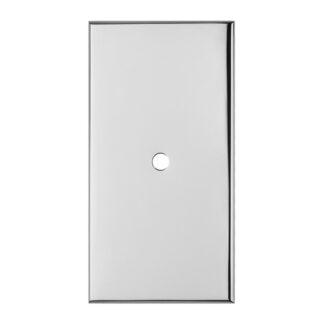 Carlisle Brass BP76CP Rectangular Cupboard knob Backplate (LEAD TIME: 2-3 DAYS)