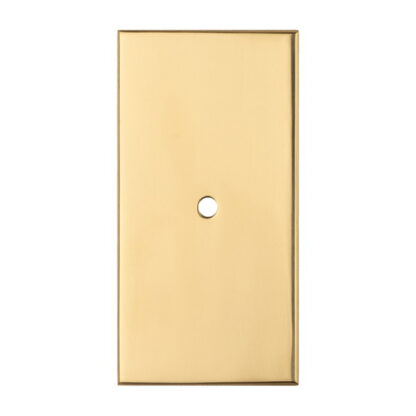 Carlisle Brass BP76PB Rectangular Cupboard knob Backplate (LEAD TIME: 2-3 DAYS)