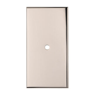 Carlisle Brass BP76PN Rectangular Cupboard knob Backplate (LEAD TIME: 2-3 DAYS)