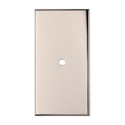 Carlisle Brass BP76PN Rectangular Cupboard knob Backplate (LEAD TIME: 2-3 DAYS)