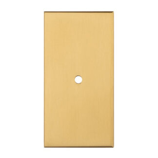 Carlisle Brass BP76SB Rectangular Cupboard knob Backplate (LEAD TIME: 2-3 DAYS)