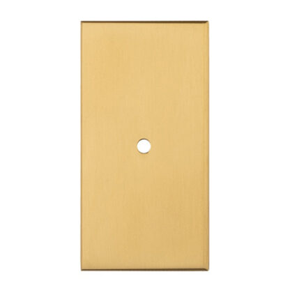 Carlisle Brass BP76SB Rectangular Cupboard knob Backplate (LEAD TIME: 2-3 DAYS)