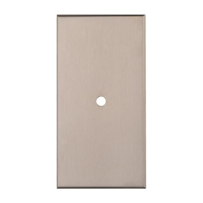 Carlisle Brass BP76SN Rectangular Cupboard knob Backplate (LEAD TIME: 2-3 DAYS)