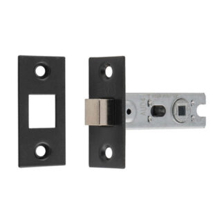 EuroSpec BTD25MB Bolt-Through Tubular Deadbolt - Matt Black - 64mm (LEAD TIME: 2-3 DAYS)