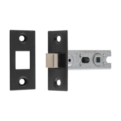 EuroSpec BTD25MB Bolt-Through Tubular Deadbolt - Matt Black - 64mm (LEAD TIME: 2-3 DAYS)