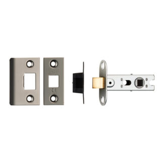 EuroSpec BTL25MBRZ 64Mm Ce B/T Tubular Mortice Latch Square Matt Bronze (LEAD TIME: 2-3 DAYS)