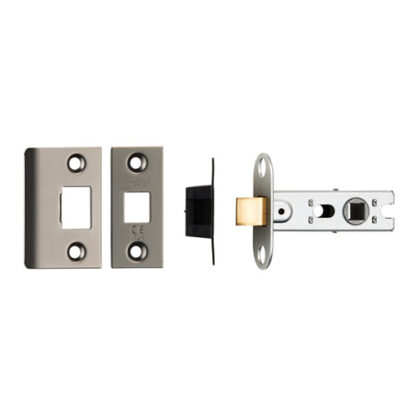 EuroSpec BTL25MBRZ 64Mm Ce B/T Tubular Mortice Latch Square Matt Bronze (LEAD TIME: 2-3 DAYS)