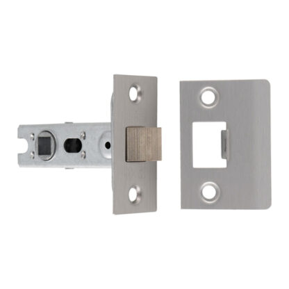 EuroSpec BTL25SSS 64MM BOLT-THROUGH TUBULAR LATCH - 8MM FOLLOWER - SQUARE (LEAD TIME: 2-3 DAYS)