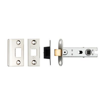 EuroSpec BTL30NP 76Mm Ce B/T Tubular Mortice Latch Square Nickel Plate (LEAD TIME: 2-3 DAYS)