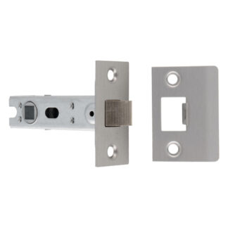 EuroSpec BTL30SSS 76MM BOLT-THROUGH TUBULAR LATCH - 8MM FOLLOWER - SQUARE (LEAD TIME: 2-3 DAYS)