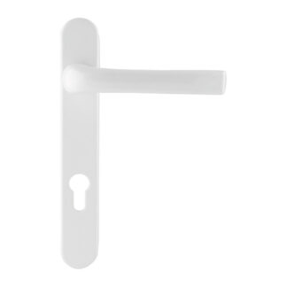 Mila BX050308 Mila Standard Security Door Handle 220mm White (LEAD TIME: 2-3 DAYS)