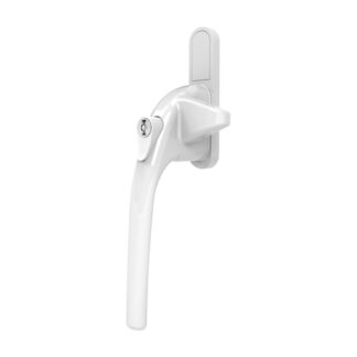 Mila BX056178 Mila Cockspur Window Handle L/H White (LEAD TIME: 2-3 DAYS)
