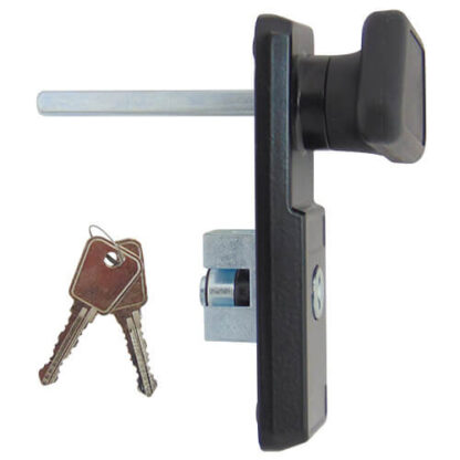 Cardale Garage Door Handle - Round Core - Replaces Euro cylinder version - Rear Fix - Image 2