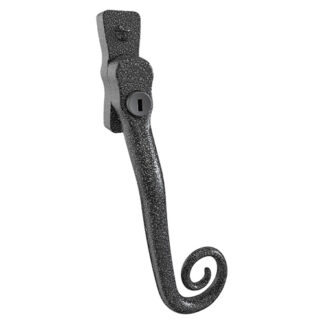 Mila CB700043 Mila Heritage Monkey Tail Casement Handle Heritage Pewter Left hand (LEAD TIME: 2-3 DAYS)