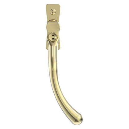 Mila CB700662 Mila Heritage Pear Drop Casement Handle Polished Gold Right hand (LEAD TIME: 2-3 DAYS)