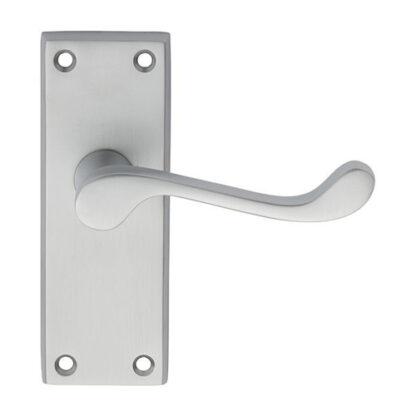 Carlisle Brass CBS55SC Contract Victorian Scroll Lever on Latch Backplate (LEAD TIME: 2-3 DAYS)