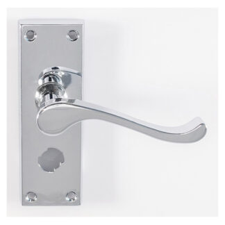Carlisle Brass CBS55WCCP Contract Victorian Scroll Lever on Privacy Backplate (LEAD TIME: 2-3 DAYS)