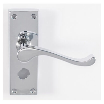 Carlisle Brass CBS55WCCP Contract Victorian Scroll Lever on Privacy Backplate (LEAD TIME: 2-3 DAYS)