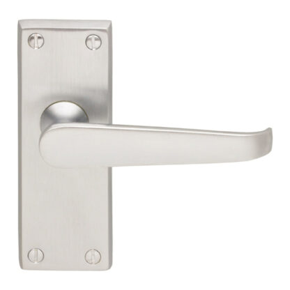 Carlisle Brass CBV31SC Contract Victorian Lever on Latch Backplate (LEAD TIME: 2-3 DAYS)