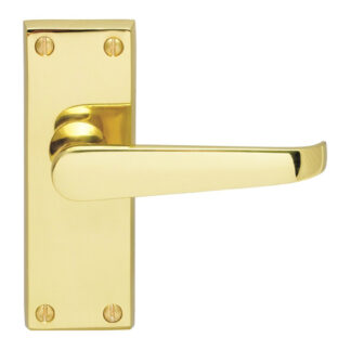 Carlisle Brass CBV31 Contract Victorian Lever on Latch Backplate (LEAD TIME: 2-3 DAYS)