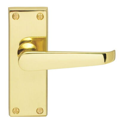 Carlisle Brass CBV31 Contract Victorian Lever on Latch Backplate (LEAD TIME: 2-3 DAYS)