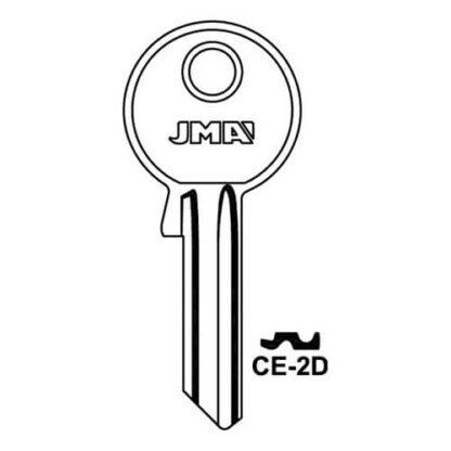 JMA CE-2D Cylinder Key Blank - Image 2