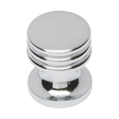 Carlisle Brass CH30ACP Ringed Knob Polished Chrome (LEAD TIME: 2-3 DAYS)