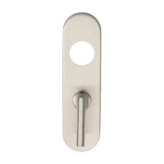 EuroSpec CPRTL1170SSS 170 X 45 X 8Mm Steelworx Radius Backplates - Bathroom (57Mm C/C) + Large Turn & Release (LEAD TIME: 2-3 DAYS)