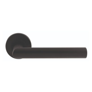 EuroSpec CSL1192MB Mitred Round Bar Lever on Sprung Rose  (LEAD TIME: 2-3 DAYS)