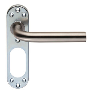 EuroSpec CSLP1191SSS Straight Lever on Inner Backplate (LEAD TIME: 2-3 DAYS)
