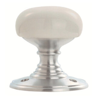 Carlisle Brass DK34PWSC Delamain Porcelain Knob White (LEAD TIME: 2-3 DAYS)