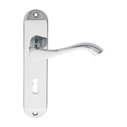 Carlisle Brass DL180CP Andros Lever on Lock Backplate (LEAD TIME: 2-3 DAYS)