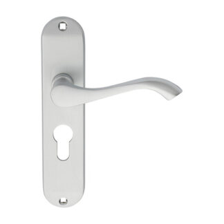 Carlisle Brass DL180YSC Andros Lever on Euro Lock Backplate (LEAD TIME: 2-3 DAYS)