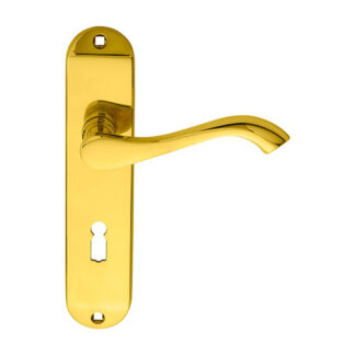Carlisle Brass DL180 Andros Lever on Lock Backplate (LEAD TIME: 2-3 DAYS)