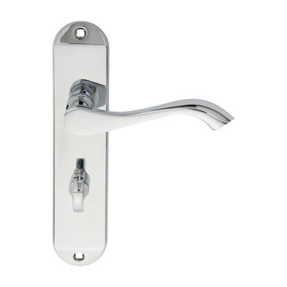 Carlisle Brass DL182CP Andros Lever on WC Backplate (LEAD TIME: 2-3 DAYS)